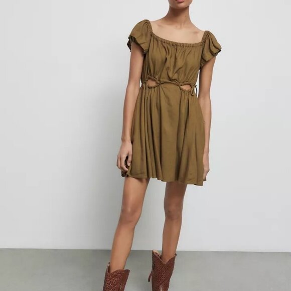 NWOT Urban Outfitters Peekaboo Frock Dress Size Large - Picture 4 of 8